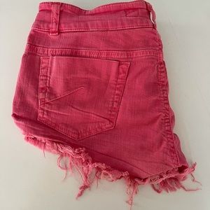 Brandy Melville pink cutoff shorts